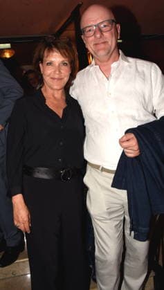 Janina Hartwig Schauspielerin Alexander Putz Oberbuergermeister Landshut Muenchen 04.06.2026 Komoedie im Bayerischen Hof Premiere Kalter weisser Mann Foto Muenchen
