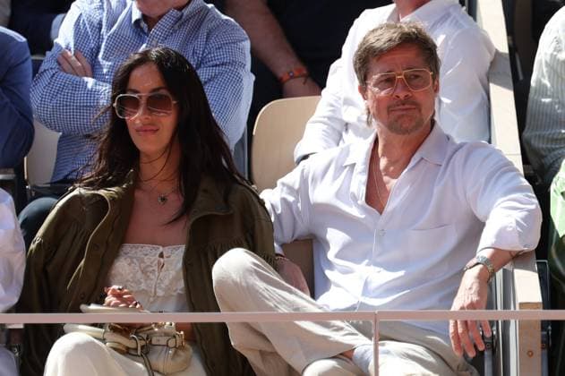 ROLAND GARROS PHOTOPQR LE PARISIEN Le Parisien Arnaud Journois PARIS 06 06 2026 Paris Stade Roland Garros, le 6 juin 2026 Tennis Internationaux de France de Roland Garros Simple Dames Court Philippe Chatrier finale Maja Chwalinska vs Mirra Andreeva Photo Le Parisien Arnaud Journois Brad Pitt et Ines de Ramon Roland Garros French Open tennis tournament, in Paris, France, on June 6, 2026 PARIS France  Copyright: xPHOTOPQR LExPARISIEN MAXPPPxLexParisienx xArnaudxJournoisx 20260606LPA9525 20260606LPA9525