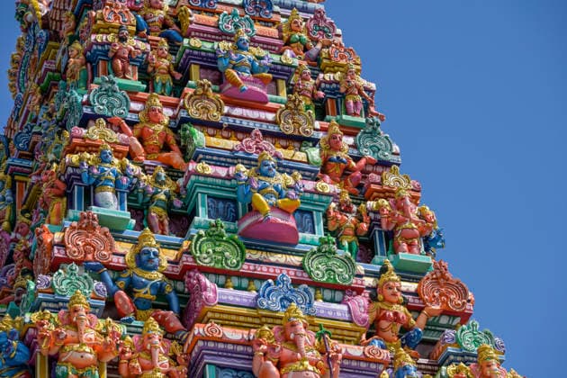 Sri Ganesha Hindu Tempel, Hasenheide, Neukölln, Berlin, Deutschland