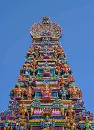 Sri Ganesha Hindu Tempel, Hasenheide, Neukölln, Berlin, Deutschland