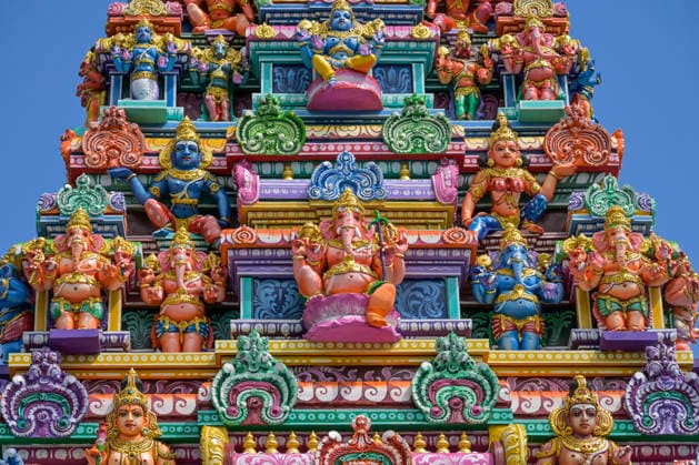 Sri Ganesha Hindu Tempel, Hasenheide, Neukölln, Berlin, Deutschland