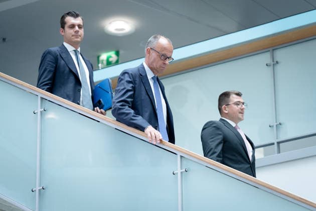 Berlin, Konrad-Adenauer-Haus, CDU Berlin, Bundeskanzler, Friedrich Merz, Konrad-Adenauer-Haus, CDU Berlin Berlin GER
