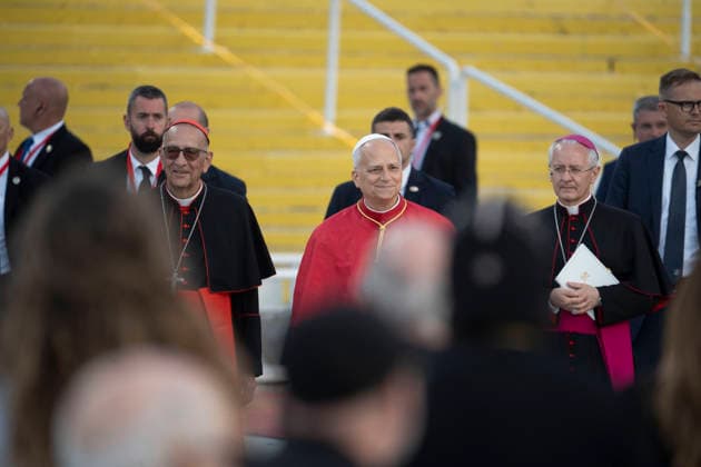 June 9, 2026, Barcelona, Barcelona, Spain: the Olympic Stadium fills to capacity for a Mass with the presence of Pope Leo XIV on the first day of his visit to Barcelona..In the pic :Pope Leo XIV Barcelona Spain - ZUMAr179 20260609_zip_r179_053 Copyright: xEricxRenomx
