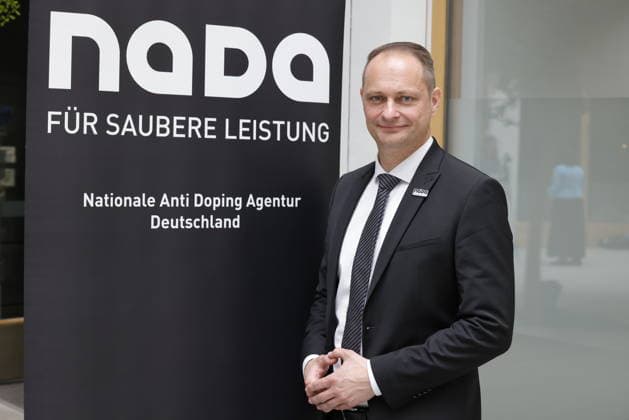 Dr. Lars Mortsiefer, Vorstandsvorsitzender und Leitung Ressort Recht der NADA, Deutschland, Berlin, Haus der Bundespressekonferenz: Pressekonferenz, Thema: Nationale Anti Doping Agentur Deutschland (NADA)