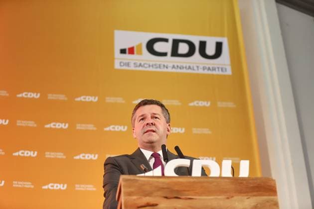 Dessau-Roßlau, Sachsen-Anhalt, Deutschland, 13.06.2026: Veranstaltungszentrum Golf-Park Dessau: 34. Landesparteitag der CDU Sachsen-Anhalt: Ministerpräsident Sven Schulze Copyright: xdtsxNachrichtenagenturx dts_122852