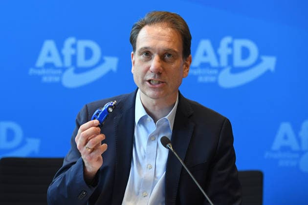 Pressekonferenz der AfD-Fraktion NRW am 16.06.2026 im Landtag in Düsseldorf Christian Loose ( Parlamentarischer Geschäftsführer AfD NRW )