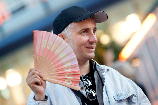 Komiker Jan Böhmermann beim Sommerfest zum 35-jährigen Bestehen der Film- und Medienstiftung NRW sowie dem 25-jährigen Jubiläum des Medienmagazins DWDL im Park Cafe im Rheinpark. Köln, 17.06.2026 NRW Deutschland Copyright: xChristophxHardtx