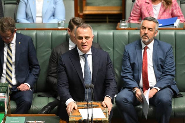 QUESTION TIME, Shadow Treasurer Tim Wilson speaks during Question Time in the House of Representatives at Parliament House in Canberra, Wednesday, June 24, 2026. ( NO ARCHIVING CANBERRA AUSTRALIAN CAPITAL TERRITORY AUSTRALIA  Copyright: xLUKASxCOCHx 20260624194268086174