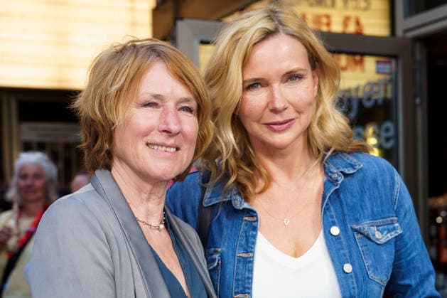 Corinna Harfouch und Veronica Ferres bei der Premiere des Kinofilms Kalter Hund auf dem 43. Filmfest München 2026 in den City-Atelier Kinos. München, 02.07.2026