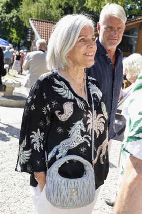 Birgit Schrowange und Frank Spothelfer beim Greipl Charity Sommerfest 2026 zugunsten von LichtBlick Seniorenhilfe e.V. im Prof. Erich Greipl Stadion. Ismaning, 03.07.2026