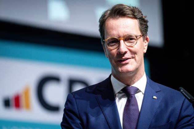 CDU Landesparteitag des Landes Nordrhein-Westfalen in Duesseldorf Hendrik Wuest, Ministerpraesident des Landes Nordrhein-Westfalen auf dem CDU Landesparteitag des Landes Nordrhein-Westfalen im Maritim Hotel in NRW, Duesseldorf, 04.07.2026 Duesseldorf Nordrhein-Westfalen Deutschland