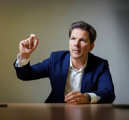 Steffen Krach, Spitzenkandidat der SPD Berlin, aufgenommen im Rahmen eines Interviews in der Landesgeschaeftsstelle der SPD in Berlin Wedding Berlin Deutschland Copyright: xThomasxKoehlerx
