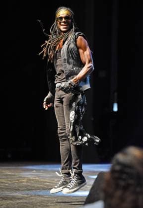 Fab Morvan of Milli Vanilli on stage for Wine Down Wednesday Concert Series: Milli Vanilli and Viva Benito, Mable House Barnes Amphitheatre, New York, NY, July 08, 2026. Photo By: Derek Storm Everett Collection Wine Down Wednesday Concert Series: Milli Vanilli and Viva Benito PUBLICATIONXNOTxINxCANxCHNxFRAxITAxJPNxNORxPOLxRUSxESPxUKxUSA