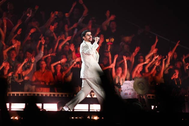 STOCKHOLM, SWEDEN 20260710 Bad Bunny will perform at Strawberry Arena on Friday, the first of two concerts in Stockholm STOCKHOLM, SWEDEN x62610x  Copyright: xAnnaxHallams TTx BAD BUNNY KONSERT STOCKHOLM DrmbRl_Lk08