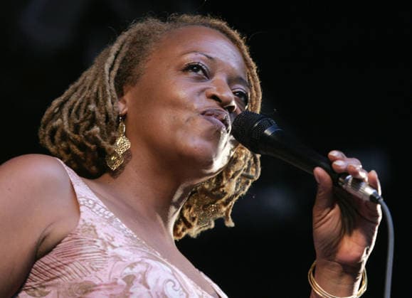 Charlie Parker Jazz Festival-2007 Aug 26, 2007 - New York, NY, USA -Singer CASSANDRA WILSON performs at the 2007 Charlie Parker Jazz Festival held at Tompkins Square Park in the East Village. Copyright: xNancyxKaszermanx