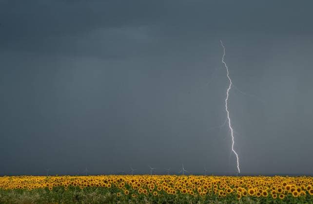 GEWITTER ÜBER THÜRINGEN ** NUR FÜR REDAKTIONELLE ZWECKE ** EDITORIAL USE ONLY **<p>17 07 2026-Bechstedt Wagd: Gewitter verbunden mit Starkregen ziehen am Nachmittag über Thüringen, wie hier über Bechstedt Wagd gesehen. ( Deutschland Thueringen Bechstedt Wagd Copyright: SaschaxFromm