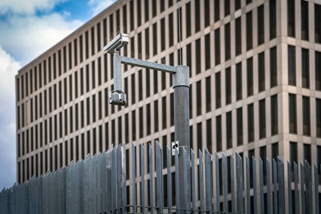 Berlin Mitte , Zentrale Hauptquartier Bundesnachrichtendienst BND an der Chausseestraße, Geheimdienst - 19.07.2026 Berlin