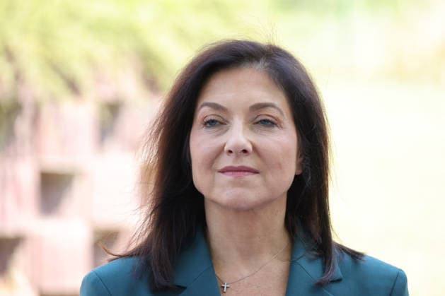 Bundeswirtschaftsministerin Reiche Bergbau 30.07.2026, Germany,Sachsen-Anhalt, Zielitz, Bergbau, Produktion, Rohstoffe, Bundeswirtschaftsministerin Katherina Reiche auf Fahrt über das Kali bergwerk der K und S AG , das Europa komplett mit Kali Salzen für die Agra Dünger versorgt, hier die weisse Halde 120 m Hoch Zielitz Sachsen-Anhalt Germany