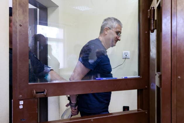 RUSSIA, MOSCOW - JULY 31, 2026: Timur Ivanov, Deputy Defence Minister of Russia in 2016-2024, attends a hearing as the Simonovsky District Court considers a second criminal case against him over more than 1.3 bn roubles in bribes, large-scale money laundering as well as illegal manufacture and possession of firearms. Vladimir Gerdo TASS  95650786
