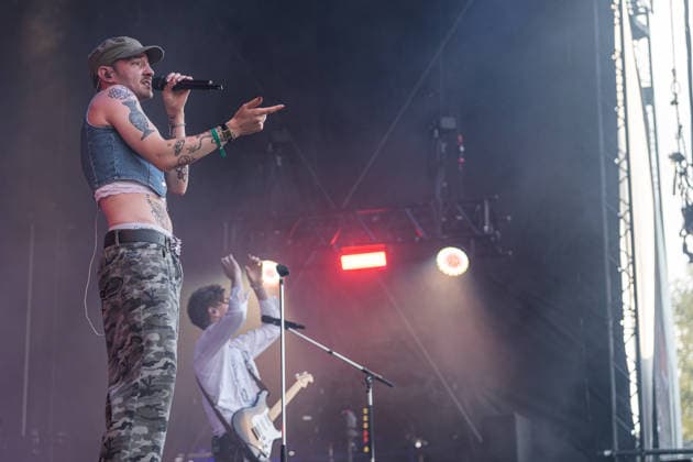 Green Juice Festival Bonn, 31.7.2026 Raum27 -- Das Green Juice Festival in Bonn feiert 2026 seinen 18. Geburtstag. Vom kleinen Privatkonzert hat es sich inzwischen zu einer festen Größe im Bonner Veranstaltungskalender gemausert. Das Festival findet an zwei Tagen im Park von Bonn-Beuel-Vilich statt. Es gibt eine große Bühne, den 1Live-Sektor-Bus und eine Newcomer-Stage. Bonn Park Neu-Vilich NRW Deutschland Copyright: xSebastianxDerixx