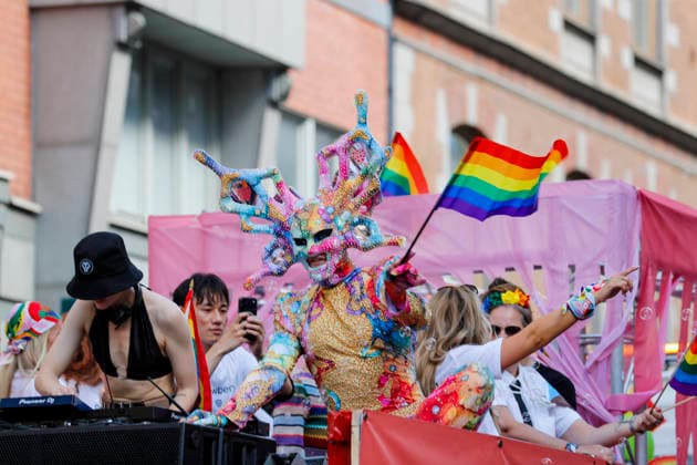 STOCKHOLM, SWEDEN 20260801 The Pride parade runs from Norr Mälarstrand to Slussen during this year s Stockholm Pride STOCKHOLM SWEDEN x11700x  Copyright: xMagnusxGrimstedt TTx STOCKHOLM PRIDE v3R3ytDFdoU