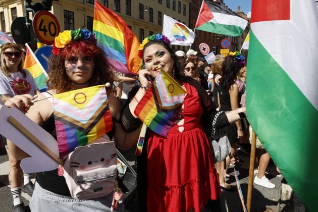 STOCKHOLM, SWEDEN 20260801 The Pride parade runs from Norr Mälarstrand to Slussen during this year s Stockholm Pride STOCKHOLM SWEDEN x11700x  Copyright: xMagnusxGrimstedt TTx STOCKHOLM PRIDE kOBrMjQAK5E