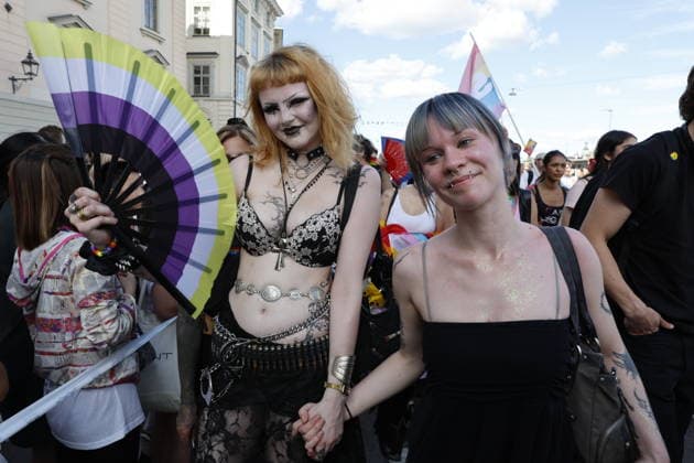 STOCKHOLM, SWEDEN 20260801 The Pride parade runs from Norr Mälarstrand to Slussen during this year s Stockholm Pride STOCKHOLM SWEDEN x11700x  Copyright: xMagnusxGrimstedt TTx STOCKHOLM PRIDE jxIsYUnq9fU