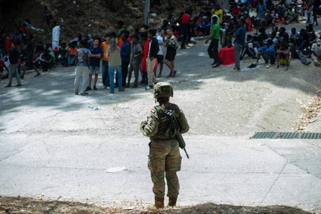 August 1, 2026, Ceuta, Ceuta, Spain: The Ceuta Temporary Immigrant Stay Center (CETI) is currently facing extreme tension and severe overcrowding, reaching a state of absolute collapse. The facility has been forced to close its doors to new male arrivals due to a critical lack of space. Ceuta Spain - ZUMAd308 20260801_zsp_d308_058 Copyright: xJuanxCarlosxLucasx