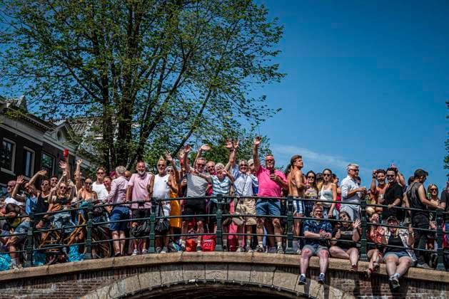 August 1, 2026, Amsterdam, North Holland, Netherlands: August 1, 2026, Amsterdam, the Netherlands. Hundreds of thousands of spectators joined the 30th edition of the Pride Canal Parade, the highlight of WorldPride Amsterdam 2026. This yearâ€⠢s parade also included the WorldPride Stadium grandstand, with seating for approximately 10,000 people to watch as floats pass. Amsterdam Netherlands - ZUMAp202 20260801_zip_p202_029 Copyright: xJamesxPetermeierx