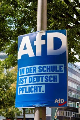 Berlin,02.08.2026,Wahlplakat der Partei AfD zur Wahl zum 20.Abgeordnetenhaus von Berlin am 20.09.2026.