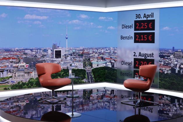 Deutschland, Berlin, ARD-Sommerinterview mit CSU-Vorsitzender Markus Söder