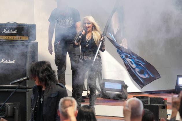 ZDF-Fernsehgarten 2026. DORO Pesch im ZDF Fernsehgarten mit dem Motto Rock im Garten am 02.08.2026 in Mainz. Mainz ZDF Fernsehgarten Rheinland-Pfalz