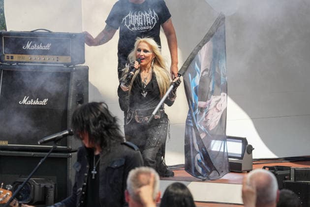ZDF-Fernsehgarten 2026. DORO Pesch im ZDF Fernsehgarten mit dem Motto Rock im Garten am 02.08.2026 in Mainz. Mainz ZDF Fernsehgarten Rheinland-Pfalz