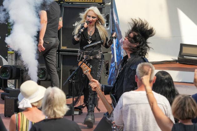 ZDF-Fernsehgarten 2026. DORO Pesch im ZDF Fernsehgarten mit dem Motto Rock im Garten am 02.08.2026 in Mainz. Mainz ZDF Fernsehgarten Rheinland-Pfalz