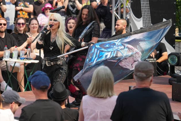 ZDF-Fernsehgarten 2026. DORO Pesch im ZDF Fernsehgarten mit dem Motto Rock im Garten am 02.08.2026 in Mainz. Mainz ZDF Fernsehgarten Rheinland-Pfalz