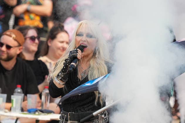ZDF-Fernsehgarten 2026. DORO Pesch im ZDF Fernsehgarten mit dem Motto Rock im Garten am 02.08.2026 in Mainz. Mainz ZDF Fernsehgarten Rheinland-Pfalz
