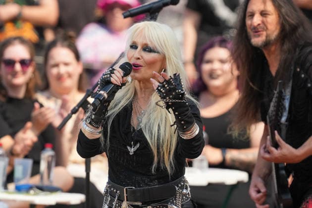 ZDF-Fernsehgarten 2026. DORO Pesch im ZDF Fernsehgarten mit dem Motto Rock im Garten am 02.08.2026 in Mainz. Mainz ZDF Fernsehgarten Rheinland-Pfalz