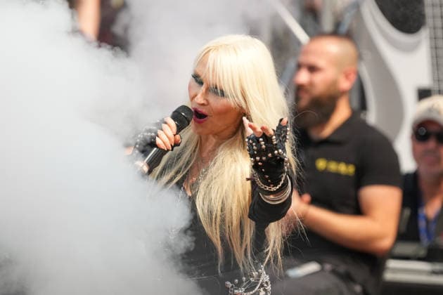 ZDF-Fernsehgarten 2026. DORO Pesch im ZDF Fernsehgarten mit dem Motto Rock im Garten am 02.08.2026 in Mainz. Mainz ZDF Fernsehgarten Rheinland-Pfalz