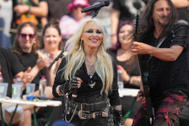 ZDF-Fernsehgarten 2026. DORO Pesch im ZDF Fernsehgarten mit dem Motto Rock im Garten am 02.08.2026 in Mainz. Mainz ZDF Fernsehgarten Rheinland-Pfalz