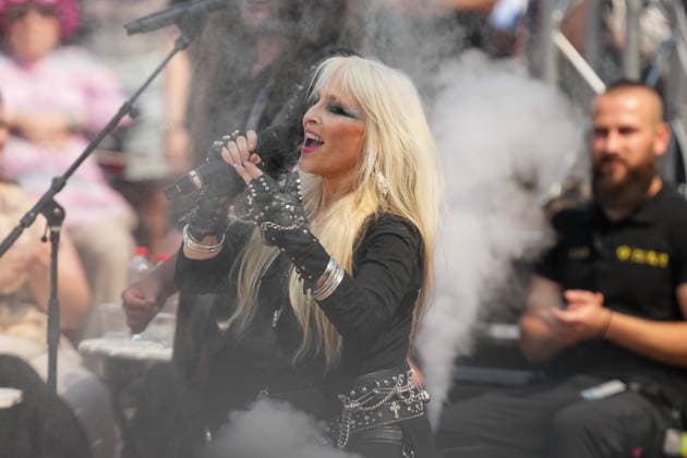 ZDF-Fernsehgarten 2026. DORO Pesch im ZDF Fernsehgarten mit dem Motto Rock im Garten am 02.08.2026 in Mainz. Mainz ZDF Fernsehgarten Rheinland-Pfalz