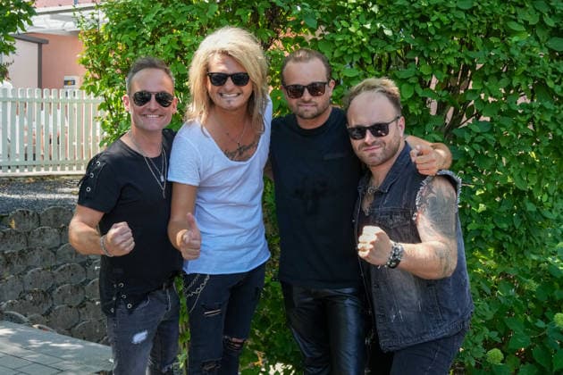 ZDF-Fernsehgarten 2026. Band Kissin™ Dynamite im ZDF Fernsehgarten mit dem Motto Rock im Garten am 02.08.2026 in Mainz. Mainz ZDF Fernsehgarten Rheinland-Pfalz