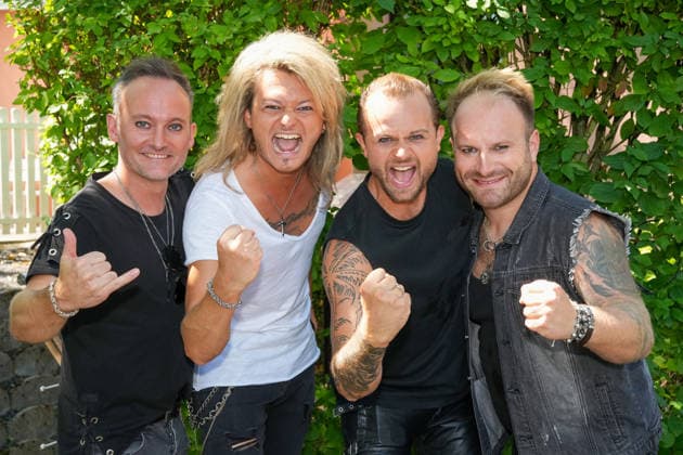 ZDF-Fernsehgarten 2026. Band Kissin™ Dynamite im ZDF Fernsehgarten mit dem Motto Rock im Garten am 02.08.2026 in Mainz. Mainz ZDF Fernsehgarten Rheinland-Pfalz