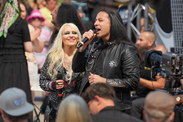 ZDF-Fernsehgarten 2026. DORO Pesch und Bülent Ceylan im ZDF Fernsehgarten mit dem Motto Rock im Garten am 02.08.2026 in Mainz. Mainz ZDF Fernsehgarten Rheinland-Pfalz