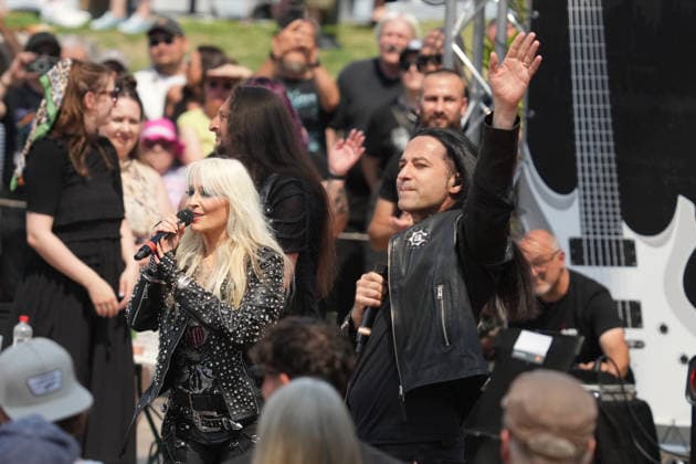 ZDF-Fernsehgarten 2026. DORO Pesch und Bülent Ceylan im ZDF Fernsehgarten mit dem Motto Rock im Garten am 02.08.2026 in Mainz. Mainz ZDF Fernsehgarten Rheinland-Pfalz