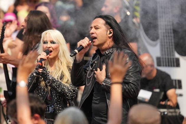 ZDF-Fernsehgarten 2026. DORO Pesch und Bülent Ceylan im ZDF Fernsehgarten mit dem Motto Rock im Garten am 02.08.2026 in Mainz. Mainz ZDF Fernsehgarten Rheinland-Pfalz