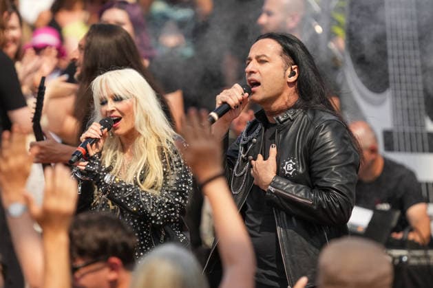 ZDF-Fernsehgarten 2026. DORO Pesch und Bülent Ceylan im ZDF Fernsehgarten mit dem Motto Rock im Garten am 02.08.2026 in Mainz. Mainz ZDF Fernsehgarten Rheinland-Pfalz