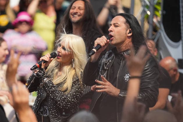 ZDF-Fernsehgarten 2026. DORO Pesch und Bülent Ceylan im ZDF Fernsehgarten mit dem Motto Rock im Garten am 02.08.2026 in Mainz. Mainz ZDF Fernsehgarten Rheinland-Pfalz