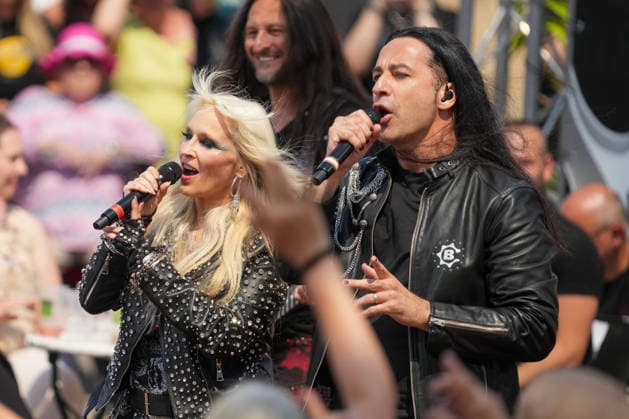 ZDF-Fernsehgarten 2026. DORO Pesch und Bülent Ceylan im ZDF Fernsehgarten mit dem Motto Rock im Garten am 02.08.2026 in Mainz. Mainz ZDF Fernsehgarten Rheinland-Pfalz