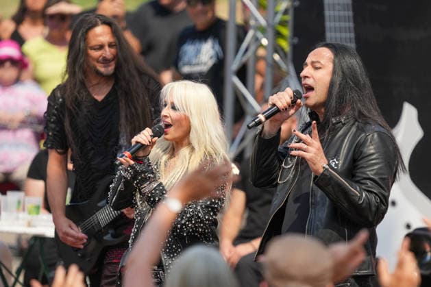 ZDF-Fernsehgarten 2026. DORO Pesch und Bülent Ceylan im ZDF Fernsehgarten mit dem Motto Rock im Garten am 02.08.2026 in Mainz. Mainz ZDF Fernsehgarten Rheinland-Pfalz