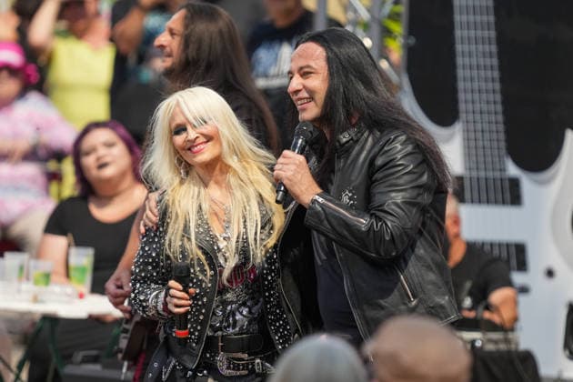 ZDF-Fernsehgarten 2026. DORO Pesch und Bülent Ceylan im ZDF Fernsehgarten mit dem Motto Rock im Garten am 02.08.2026 in Mainz. Mainz ZDF Fernsehgarten Rheinland-Pfalz